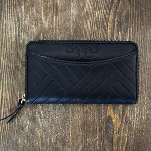 Tory Burch Alexa Zip Leather Continental Wallet